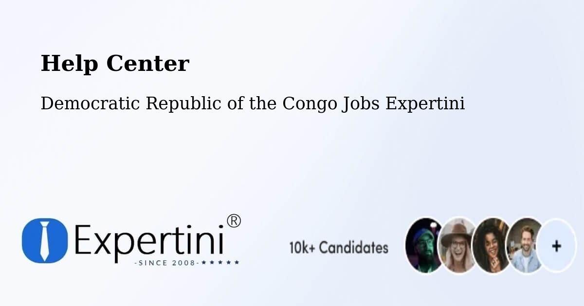 Help Center – Bondo - Democratic Republic of the Congo Jobs Expertini