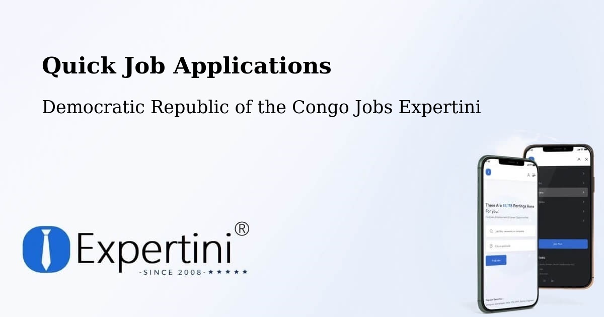 Quick Apply Feature – Bondo - Democratic Republic of the Congo Jobs Expertini
