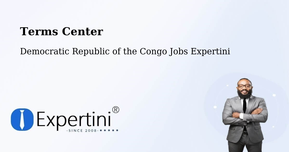 Terms of Service – Bondo - Democratic Republic of the Congo Jobs Expertini